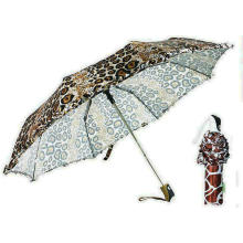Parapluie compact coupe-vent de jupe de peau animale (YS-3FA22083906R)